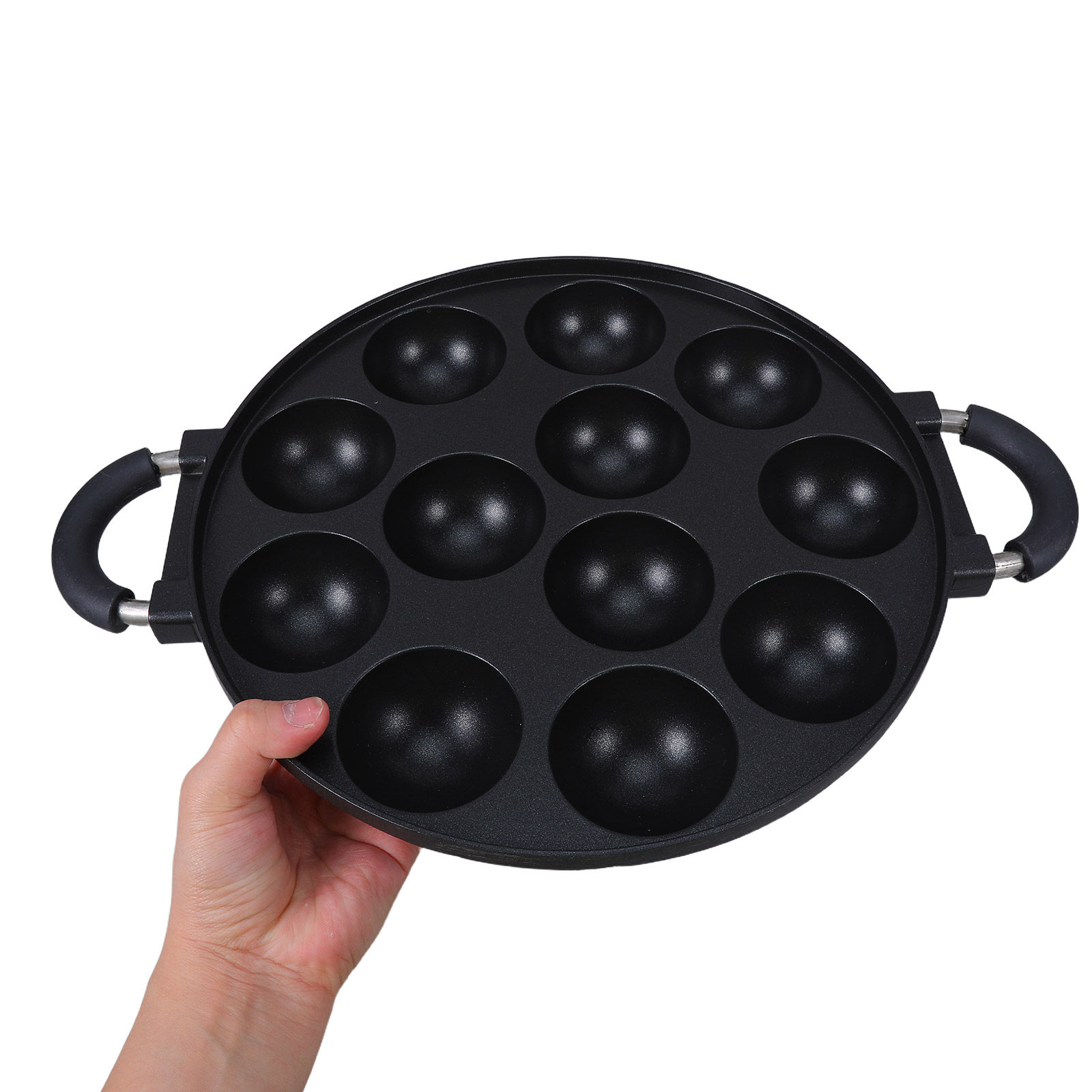 Takoyaki Grill Plate - 12-gaats Japanse takoyaki-pan, antiaanbaklaag, voor het